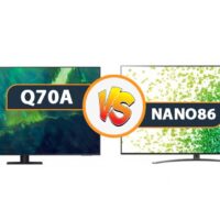 مقایسه تلویزیون NANO86 ال جی با Q70A سامسونگ